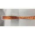 Metallic Ribbon w/Wire Edge Copper 5/8" 25y